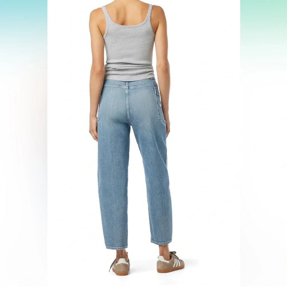 Joes NWT Phoebe Patch Pocket Button Fly High-Rise Barrel Leg Denim Jeans Size 29 - Picture 3 of 14